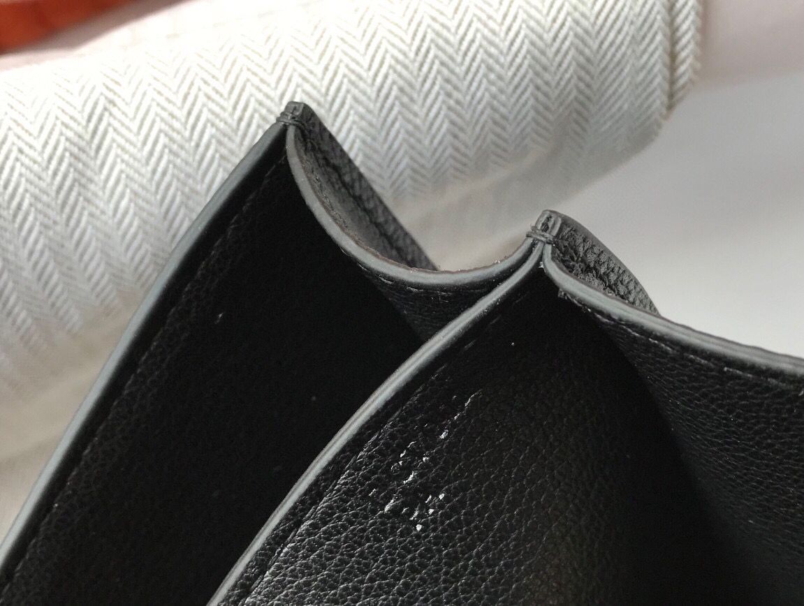 Hermes Black Constance MM 24cm Epsom Leather Bag - Image 7