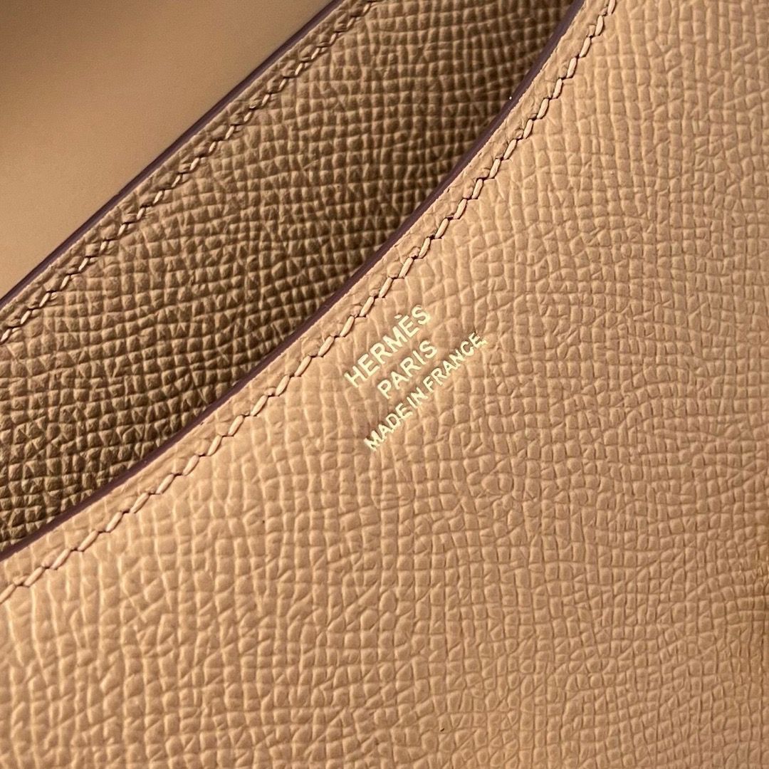 Hermes Constance 18 Handmade Bag In Chai Epsom Calfskin - Image 8