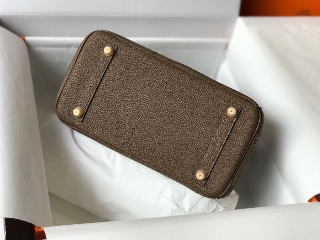 Hermes Touch Birkin 25cm Limited Edition Taupe Bag - Image 8