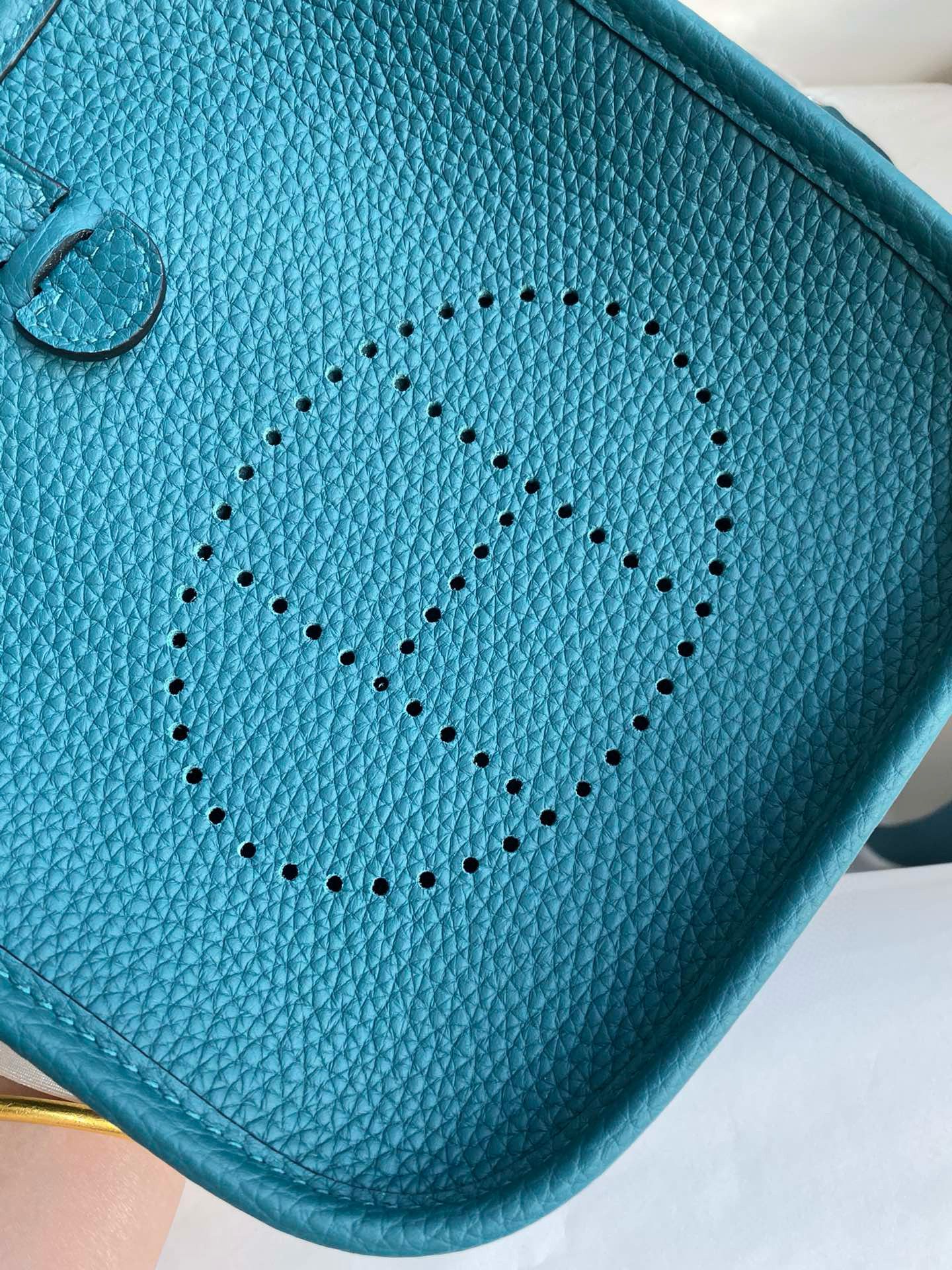 Hermes Evelyne Mini Handmade Bag in Colvert Clemence Leather - Image 4