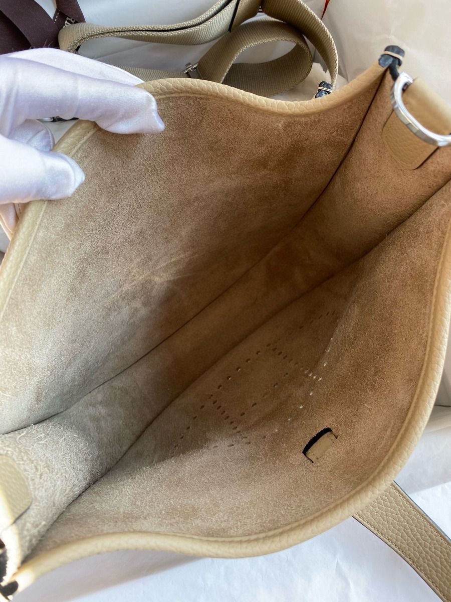 Hermes Evelyne III PM 29 Handmade Bag in Trench Clemence Leather - Image 8