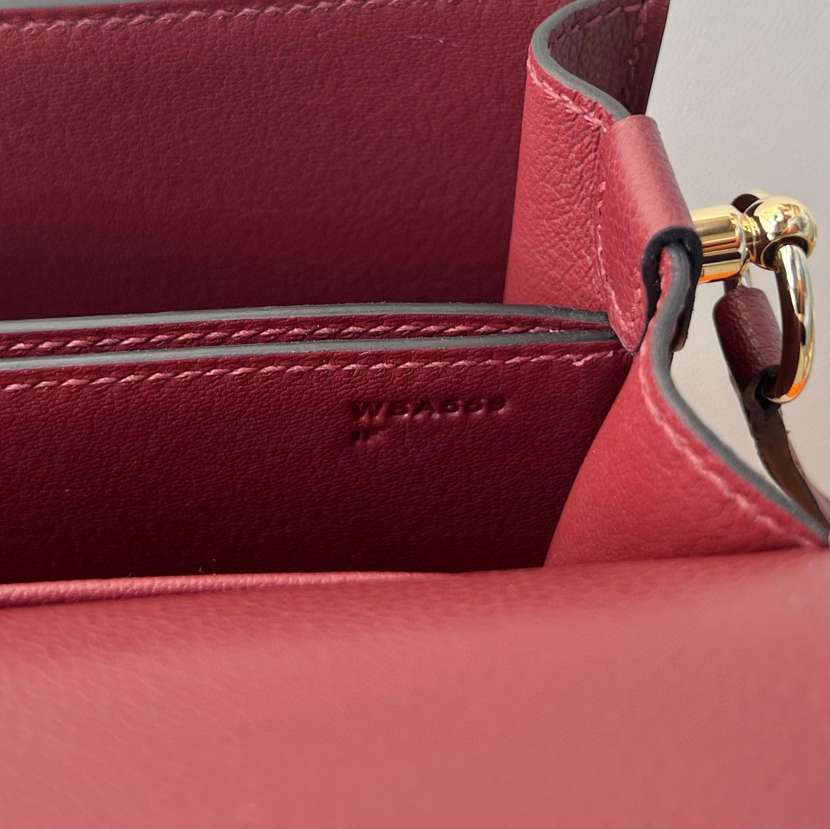 Hermes Roulis Mini 18 Bag in Rouge H Evercolor Calfskin - Image 9