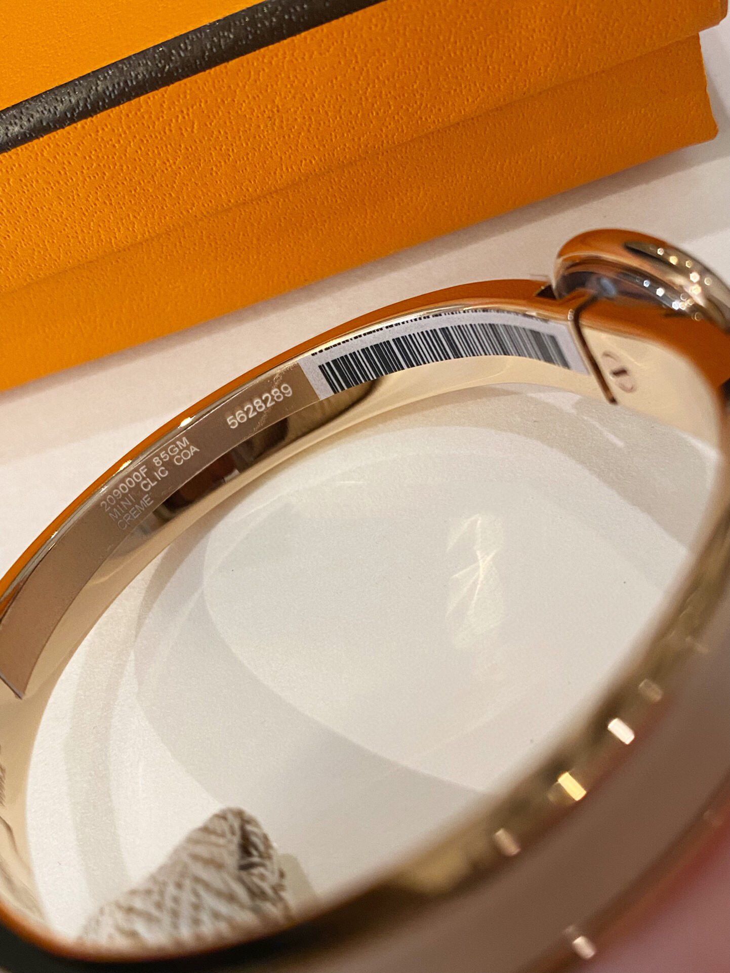 Hermes Sand Mini Clic Chaine d'Ancre Bracelet - Image 7