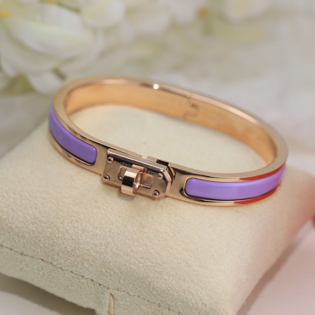 Hermes Lilas Mini Clic Kelly Bracelet - Image 7