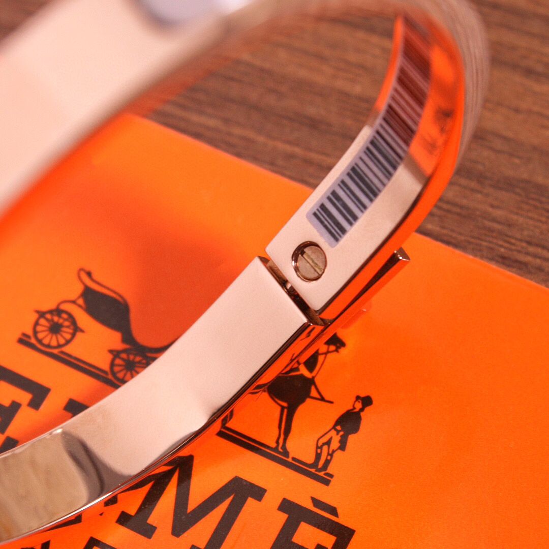 Hermes Pink Mini Clic Kelly Bracelet - Image 9