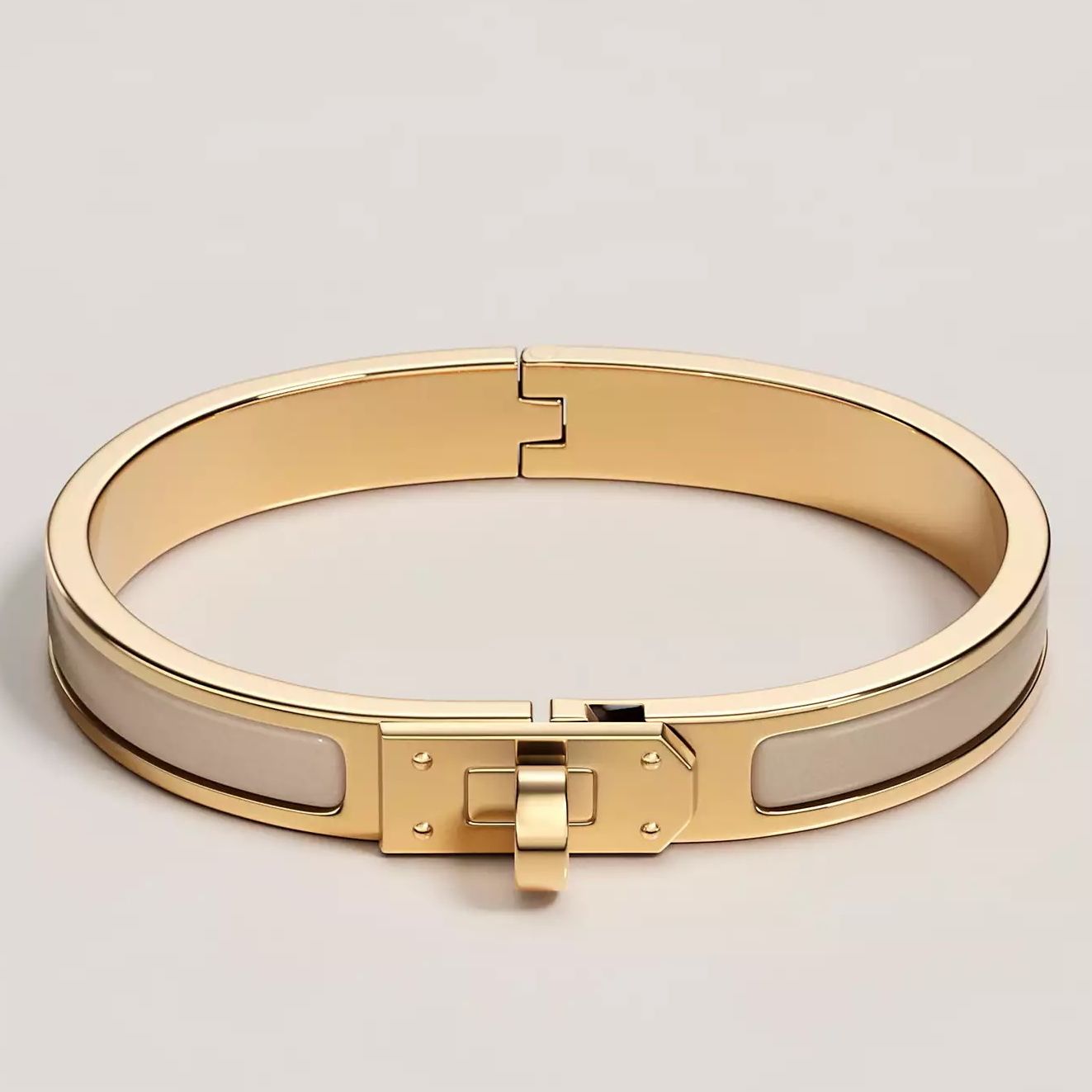 Hermes Sand Mini Clic Kelly Bracelet - Image 3