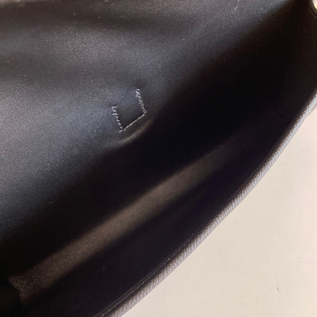 Hermes Jige Elan 29 Clutch Bag In Black Epsom Leather - Image 9
