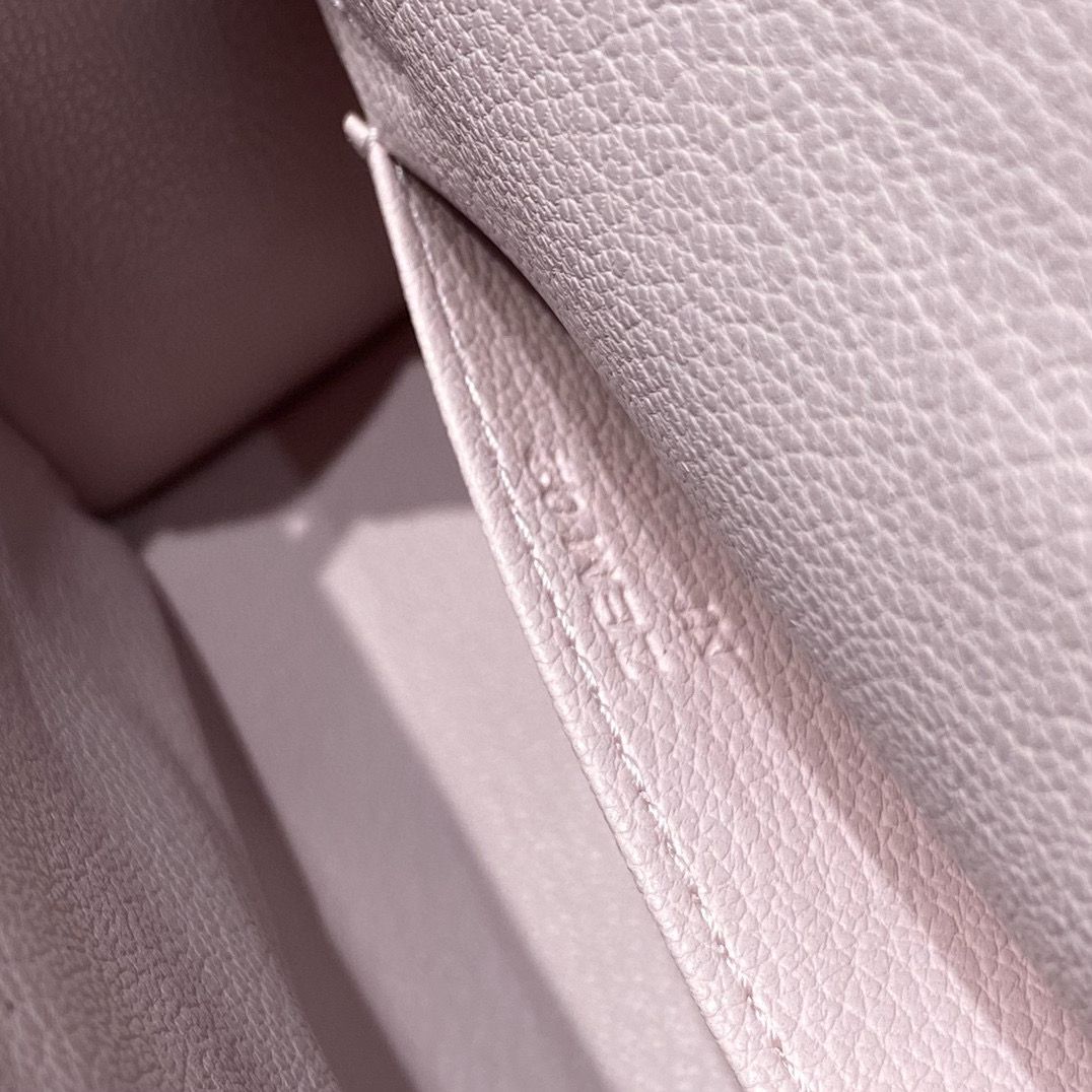 Hermes Kelly Mini II Bag In Mauve Pale Epsom Leather PHW - Image 9