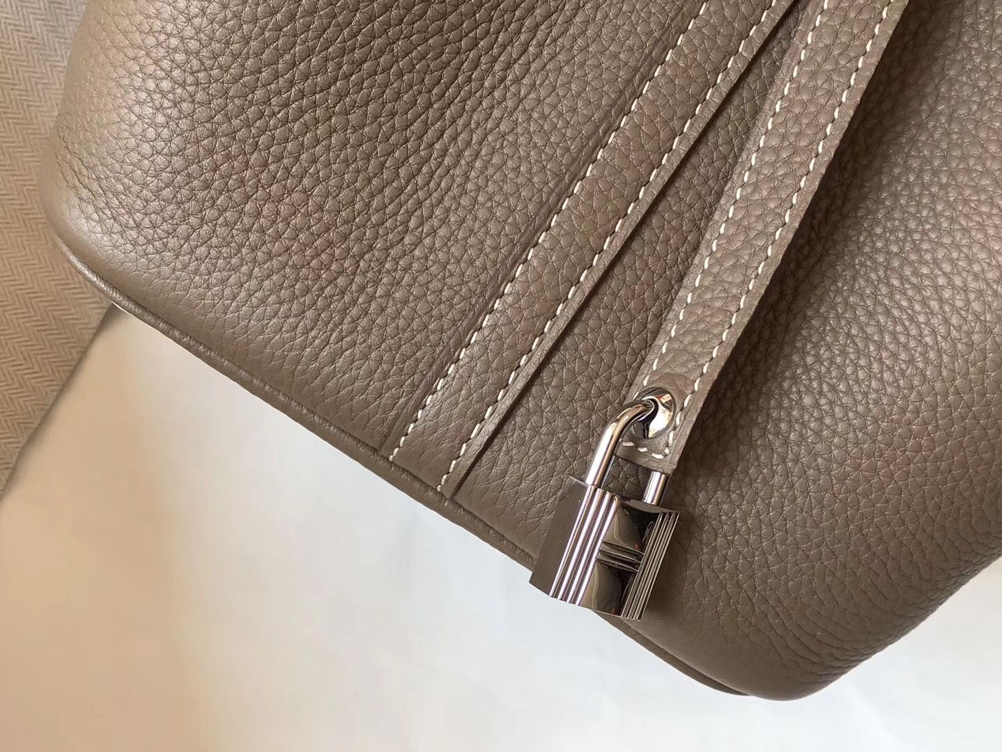 Hermes Picotin Lock 18 Bag In Trench Clemence Leather - Image 7