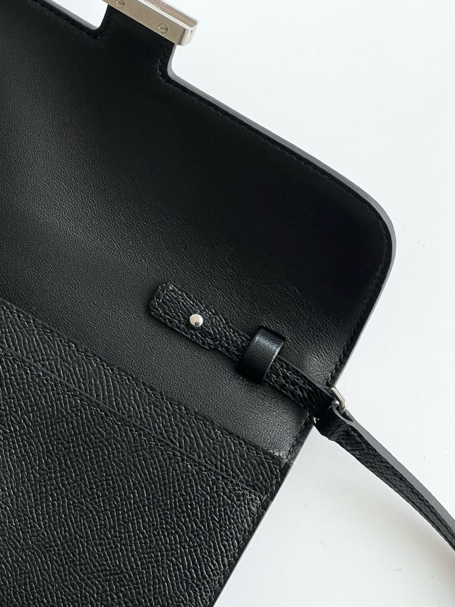 Hermes Constance To Go Wallet in Black Epsom Calfskin - Image 5
