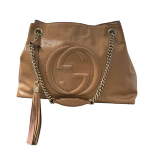 Gucci Beige Vernis Soho Bag