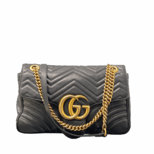 Gucci Black Marmont Medium Bag