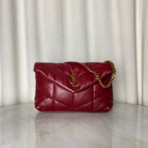 YSL Red Puffer Toy Bag