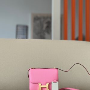 Constance 19 Epsom Pink(5P) Gold Hardware