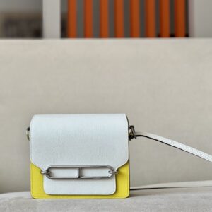 Roulis Mini HSS Evercolor Blanc (01) And Lime(9R)Palladium Hardware